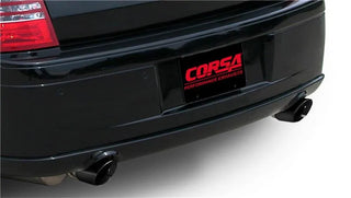 CORSA Xtreme Cat-Back Black Tips (REAR): Charger / Magnum / 300C SRT8 2005-2010 6.1L HEMI