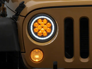 Raxiom Axial Spider LED Headlights (PAIR): Jeep Wrangler (07-18)