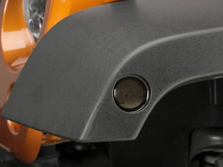 Raxiom Smoked LED Side Marker Lights: Fits Most Jeep Wrangler Models (2007-2018)