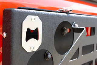 Fishbone Offroad Tailgate Table: Jeep Wrangler (07-18) w/ SS Hardware - Black Textured