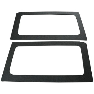 DEI Sound Deadening Rear Side Window Trim Kit (2-Piece): Jeep Wrangler (07-18) - Black