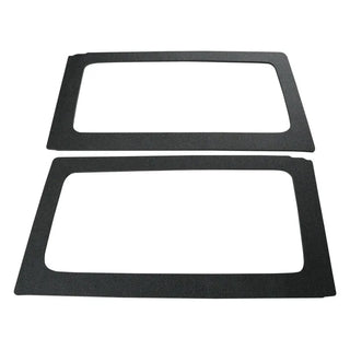 DEI Sound Deadening Rear Side Window Trim Kit (2-Piece): Jeep Wrangler (07-18) - Black