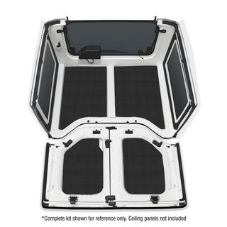 DEI Sound Deadening Rear Side Window Trim Kit (2-Piece): Jeep Wrangler (07-18) - Black