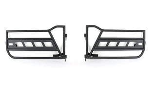 Fishbone Offroad Steel Front Tube Doors (FRONT): Jeep Wrangler (07-18) - Black Textured