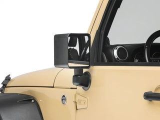 Raxiom Off-Road LED Manual Mirrors w/ Turn Signals: Fits Most Jeep Wrangler Models (2007-2018)