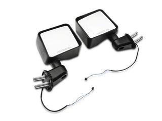 Raxiom Off-Road LED Manual Mirrors w/ Turn Signals: Fits Most Jeep Wrangler Models (2007-2018)