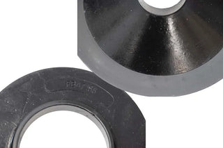 Fishbone Offroad 0.75In Coil Spring Spacer Kit (F&R): Jeep Wrangler JK (07-18) - Black