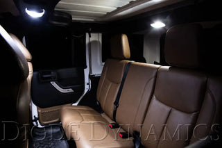 Diode Dynamics Stage 1 Cool White Interior LED Kit: Jeep Wrangler (07-18)