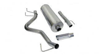 CORSA Sport Cat-Back Exhaust (Side Exit w/ Polished Tip): Dodge Ram 4.7L & 5.7L (06-07)