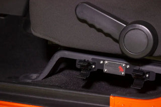 Fishbone Offroad Front Seat Flashlight Mount: Jeep Wrangler JK/JKU (07-18) - Black