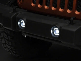 Raxiom Axial LED DRL Fog Lights (F&R): Jeep Wrangler / Gladiator (07-26)