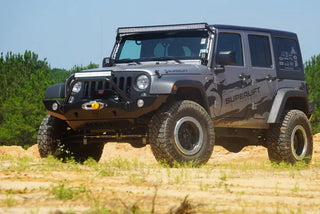 Superlift 4in Suspension Lift Kit w/ Fox 2.0 Reservoir Shocks (F&R): Jeep Wrangler (07-18)