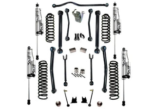 Superlift 4in Suspension Lift Kit w/ Fox 2.0 Reservoir Shocks (F&R): Jeep Wrangler (07-18)