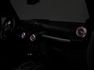Raxiom LED Ambient Vent Lighting Kit: Jeep Wrangler (07-18)
