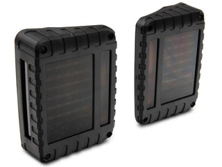 Raxiom LED Tail Lights Black Housing Smoked Lens: Fits Most Jeep Wrangler Models (2007-2018)