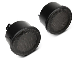 Raxiom Axial Series Smoked LED Turn Signals w/ Halo: Fits Most Jeep Wrangler Models (2007-2018)