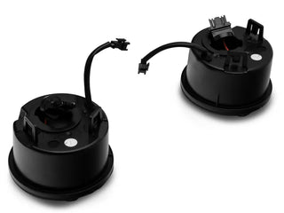Raxiom Axial Series Smoked LED Front Turn Signals: Fits Most Jeep Wrangler Models (2007-2018)