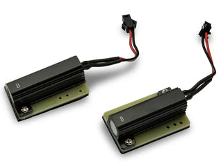 Raxiom Axial Series Smoked LED Front Turn Signals: Fits Most Jeep Wrangler Models (2007-2018)