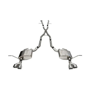CORSA Xtreme Cat-Back Exhaust (Polished Tips): Jeep Grand Cherokee 5.7L Hemi (11-21)