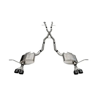 CORSA Xtreme Cat-Back Exhaust (REAR): Jeep Grand Cherokee 5.7L Hemi (11-21) - Black Tips