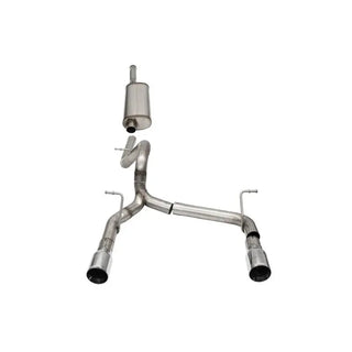 Corsa Sport Cat-Back Exhaust System (Polished Tips): Jeep Wrangler JL 3.6L V6 2018 - 2025