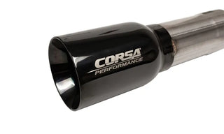Corsa Sport Cat-Back Exhaust System (Black Tips w/ USA): Jeep Wrangler JL 3.6L V6 2018 - 2025