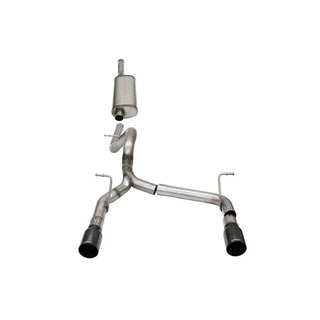 Corsa Sport Cat-Back Exhaust System (Black Tips): Jeep Wrangler JL 3.6L V6 2018 - 2025