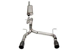 Corsa Sport Cat-Back Exhaust System (Black Tips): Jeep Wrangler JL 3.6L V6 2018 - 2025