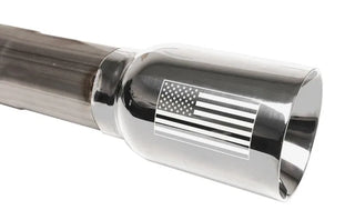 CORSA Sport Cat-Back Exhaust (Dual Rear): Jeep Wrangler / Rubicon JK (07-18) w/ Polished Tips