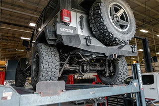CORSA Sport Cat-Back Exhaust (TURN DOWN): Jeep Wrangler / Rubicon JK (07-18) 3.6L & 3.8L V6