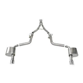 CORSA Xtreme Cat-Back Exhaust (Polished Tips): Dodge Charger 6.4L / 6.2L Hellcat (15-23)