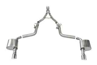 CORSA Xtreme Cat-Back Exhaust (Polished Tips): Dodge Charger 6.4L / 6.2L Hellcat (15-23)