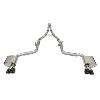 CORSA Xtreme Cat-Back Exhaust (Black Tips) (REAR): Dodge Challenger 6.4L / 6.2L (15-23)