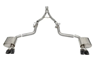 CORSA Xtreme Cat-Back Exhaust (Black Tips) (REAR): Dodge Challenger 6.4L / 6.2L (15-23)