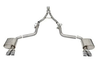 CORSA Xtreme Cat-Back Exhaust (Polished Tips): Dodge Challenger 6.4L / 6.2L (15-23)