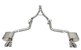CORSA Xtreme Cat-Back Exhaust (Polished Tips): Dodge Challenger 6.4L / 6.2L (15-23)
