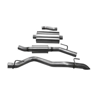 Corsa Touring Cat-Back Exhaust System (Turn Down Exit): Jeep Gladiator 3.6L V6 2020 - 2025