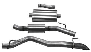 Corsa Touring Cat-Back Exhaust System (Turn Down Exit): Jeep Gladiator 3.6L V6 2020 - 2025
