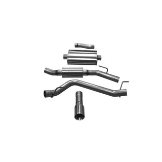 CORSA Touring Cat-Back Exhaust (SIDE): Jeep Gladiator 3.6L V6 (18-26) w/ Polished Tip