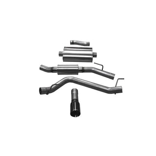 Corsa Touring Cat-Back Exhaust System (Side Exit w/ Black Tip): Jeep Gladiator 3.6L V6 2020 - 2025