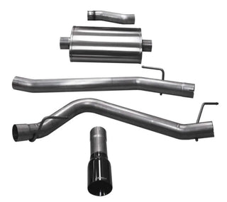 Corsa Sport Cat-Back Exhaust System (Side Exit w/ Black Tip): Jeep Gladiator 3.6L V6 2020 - 2025