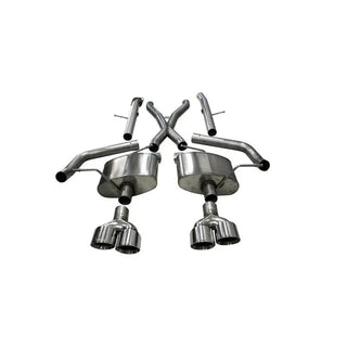 Corsa Xtreme Cat-Back Exhaust System (Polished Tips): Jeep Grand Cherokee 6.2L Trackhawk 2018 - 2021