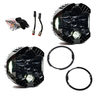 Baja Designs LP6 LED Headlight Kit: Jeep Wrangler (07-18) - Clear