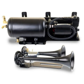 Kleinn Air Horns Onboard Air System w/ Model 101 Horns: Fits Most Jeep Wrangler Models (2007-2018)