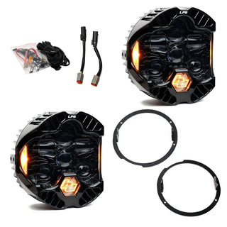 Baja Designs LP6 LED Headlight Kit: Jeep Wrangler / Grand Cherokee (07-18 / 05-10) - Amber