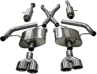 Corsa Sport Cat-Back Exhaust System (Polished Tips): Jeep Grand Cherokee 6.2L Trackhawk 2018 - 2021