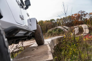 N-Fab Trail Slider Steps Textured Black: Fits Most Jeep Gladiator Models (2018-2026)