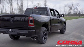Corsa Sport Cat-Back Exhaust System (Polished Tips): Ram 5.7L Hemi 1500 2019 - 2024