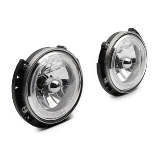Raxiom LED Halo Headlights 7in Round Chrome Housing (FRONT): Jeep Wrangler (07-18)