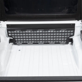Putco Molle Front Bulkhead Panel Truck Bed Organizer: Jeep Gladiator 5ft Bed (18-26)